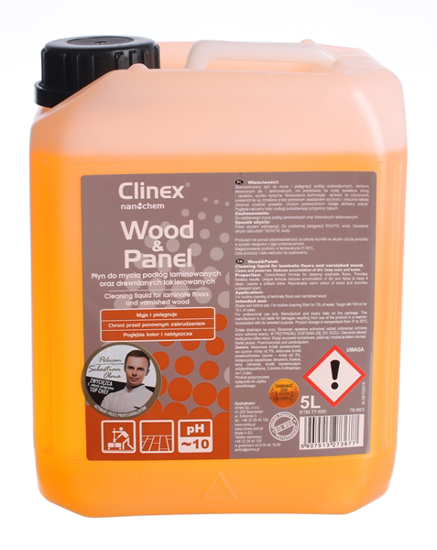Obrazek Clinex płyn do mycia paneli i podłóg drewnianych 5 L