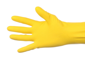 Obrazek Rękawiczki gumowe S Rękawice gospodarcze gumowe S żółte 1 para