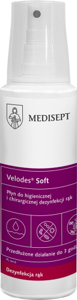 Obrazek MEDISEPT VELODES SILK 250 ml. Profesjonalny Płyn do higienicznej i chirurgicznej dezynfekcji rąk VELODES SILK  250 ml