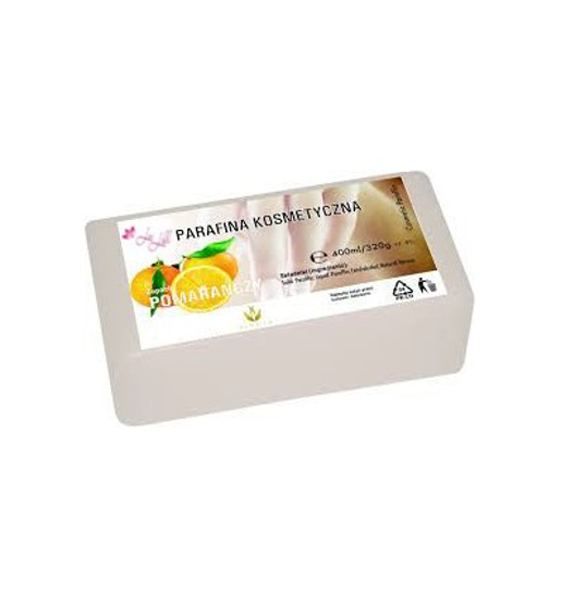 Obrazek Parafina kosmetyczna pomarańcza kostka 400 ml kod1315-1004
