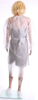 Obrazek Fartuch jednorazowy ochronny medyczny Fartuchy jednorazowe z białej włókniny certyfikat medyczny kolor biały M/L  gramatura 17/m2 1 szt.