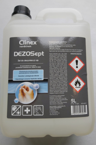 Obrazek Clinex DezoSept - Żel do dezynfekcji rąk - 5 l