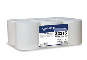 Obrazek Ręczniki papierowe Ręcznik papierowy CELTEX 450 odcinków 19x30 cm 135 m 6 rolek kod-32315