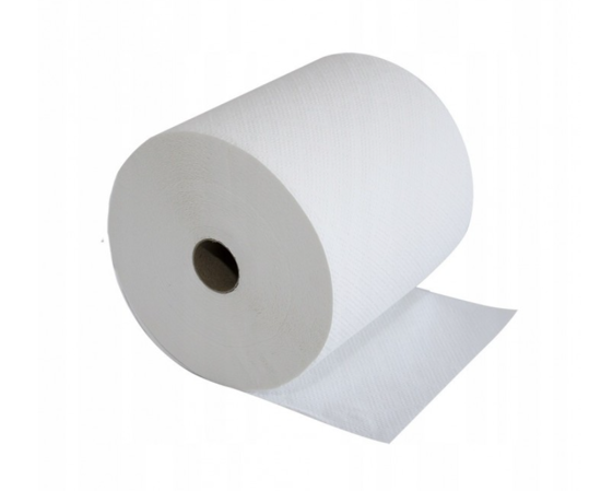Obrazek Ręcznik papierowy Czyściwo celuloza DUŻA ROLA Ręcznik z celulozy fryzjerski 800 szt. 24cm x 200m