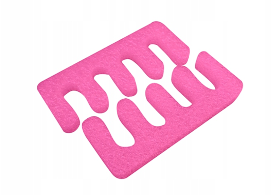 Obrazek Separatory piankowe do pedicure 20 par 40 szt. Separatory  jednorazowe do malowania paznokci u stóp z miękkiej pianki 20 par