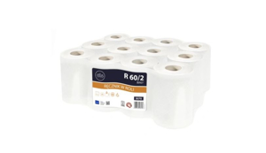 Obrazek Ręczniki papierowe 19 cm 60 m Ręcznik papierowy R60/2  1 rolka 60 m