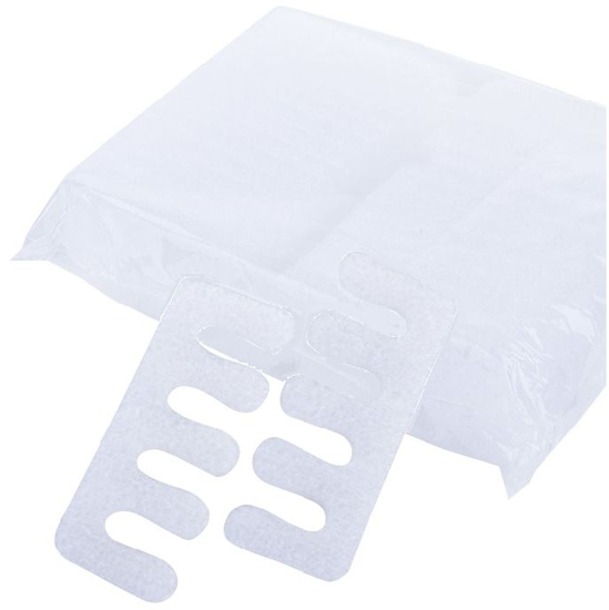 Obrazek Separatory piankowe do pedicure 40 par Separatory  jednorazowe do malowania paznokci u stóp z miękkiej pianki 40 par