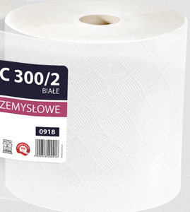 Obrazek Ręcznik papierowy 26 cm 290 m Czyściwo papierowe Duża Rolka C300 1 ROLKA